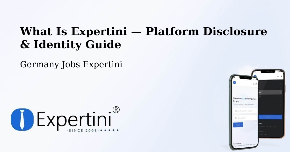 What Is Expertini — Platform Disclosure & Identity Guide – Busenberg